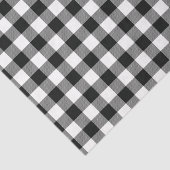 Moderne zwarte witte buffels tissuepapier (Detail)