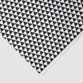 Moderne zwarte witte driehoeken Chic Custom Gift W Tissuepapier (Detail)