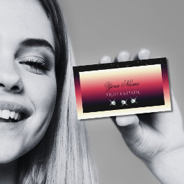 Moderne zwarte witte gradiënt zonder ruiten visitekaartje