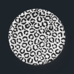 Moderne zwarte witte luipaard dierprintpatroon papieren bordje<br><div class="desc">Dit moderne en stijlvolle model voor het afdrukken van dieren is perfect voor de trendy en stijlvolle fashionista. Hij is voorzien van een handgetekende zwarte en witte luipaard cheetah-afdruk. Het is elegant, chic, eenvoudig en modieus. ***BELANGRIJKE NOTA VAN HET ONTWERP: Voor om het even welk verzoek van het douaneontwerp zoals...</div>