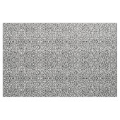 Moderne zwarte witte luipaard dierprintpatroon stof (Fat Quarter)
