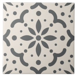 Moderne zwarte witte meetkunde tegeltje