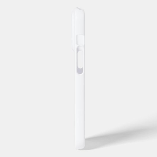 Moderne Zwarte Witte Monogram Naam Case-Mate iPhone Case (Achterkant / Links)