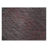 Moderne zwarte witte rode Abstracte krabbel grafis Tafelkleed (Voorkant (Horizontaal))