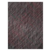 Moderne zwarte witte rode Abstracte krabbel grafis Tafelkleed (Voorkant)