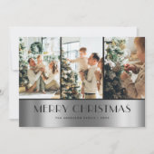 Moderne zwarte zilver Kaarten voor het kleuren van (Voorkant)