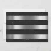 Moderne zwarte zilver Kaarten voor het kleuren van (Achterkant)