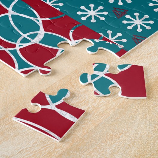 Moderne Zweedse feestdag - Uitgebreide cadeaus Legpuzzel (Zijkant)