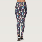 Moderne Zweedse Gnomes Patroon Leggings (Achterkant)