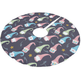 Moderne Zweedse kabouters patroon boom rok Kerstboom Rok