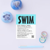 Moderne, zwemles Adverteren brochure (Enkel)