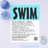 Moderne, zwemles Adverteren brochure (Enkel)