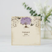 Moderne zwendelboom van de zomer van de Lente Kaart (Staand voorkant)