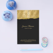 Moderner Glamour Gouden Patroon Glitter Flyer (Enkel)