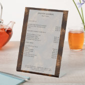 Moderner Salon Price Sockelschild Reclamebord Met Voetstuk (Insitu)