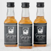 Moderner stijl vrijgezellenfeest likeurfles etiket (Flessen)