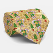 Moderner Tannenbaum Krawatte Stropdas (Opgerold)