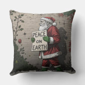 Modernes Design Street Art Kussen (Achterkant)