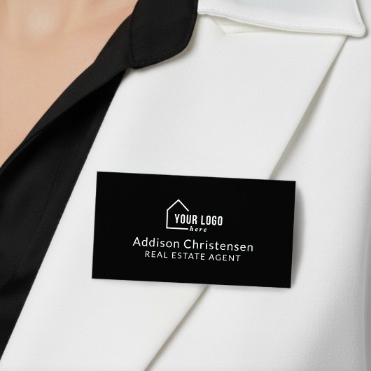Moderniseer Uw Logo Aangepaste Vastgoed Naamplaatje