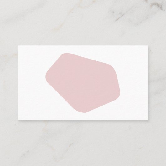 Moderniserend en gericht visitekaartje (Achterkant)