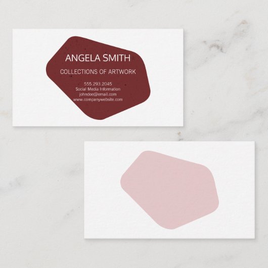 Moderniserend en gericht visitekaartje (Voorkant / Achterkant)