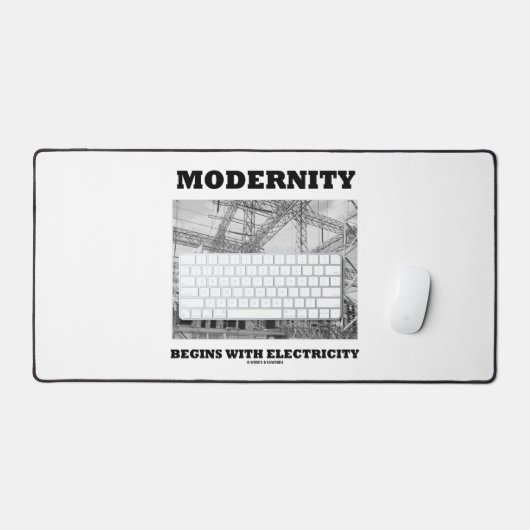 Modernisering begint met elektriciteitskabels bureaumat (Keyboard & Muis)