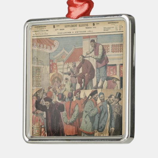 Modernisering van China Metalen Ornament (Links)