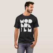 Modernisme vet logo-ontwerp t-shirt (Voorkant volledig)