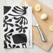Modernist Bunny Kitchen Towel Theedoek (Quarter Fold)