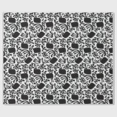 Modernist Bunny Wrapping Paper Cadeaupapier (Vlak)