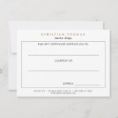  MODERNIST Cadeaubon (Achterkant)