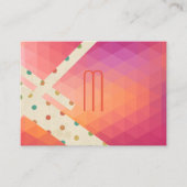 Modernist en Polka Dot Clash Visitekaartje (Voorkant)