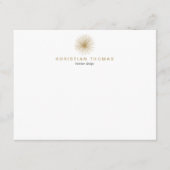  MODERNIST INTERIEUR DESIGNER Flat Note Kaart Notitiekaartje (Voorkant)