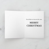 Modernist kerstfeest feestdagen kaart (Binnen)