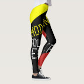 Modernist Solar Eclipse Funny aanpasbaar Leggings (Rechts)