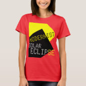 Modernist Solar Eclipse Funny aanpasbaar T-shirt (Voorkant)