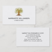 Modernist Tree 13 Visitekaartje (Voorkant / Achterkant)