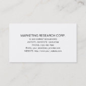 Modernist Tree 13 Visitekaartje (Achterkant)