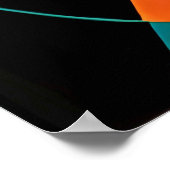 modernist uit het midden van de eeuw poster (Hoek)