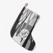 Modernist urbane winterdeklaag kleine kerstsok (Voorkant (Hangend))