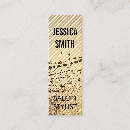 Modernistisch Expressief Mini Visitekaartje (Voorkant)