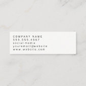 Modernistisch Expressief Mini Visitekaartje (Achterkant)