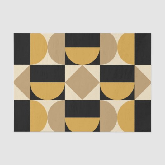 Modernistisch geometrisch ontwerp tissuepapier (Voorkant)