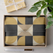 Modernistisch geometrisch ontwerp tissuepapier (Geschenk)