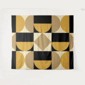 Modernistisch geometrisch ontwerp wandkleed (Voorkant (horizontaal))