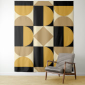 Modernistisch geometrisch ontwerp wandkleed (In situ)
