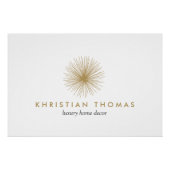  modernistisch interieur Logo Download Perfect Poster (Voorkant)