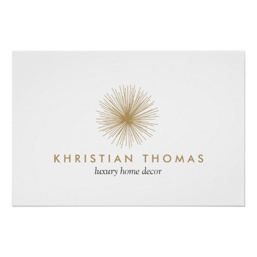  modernistisch interieur Logo Download Perfect Poster (Voorkant)