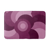 modernistisch roze paars geometrisch patroon badmat (Voorkant)