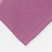modernistisch roze paars geometrisch patroon fleece deken (Hoek)